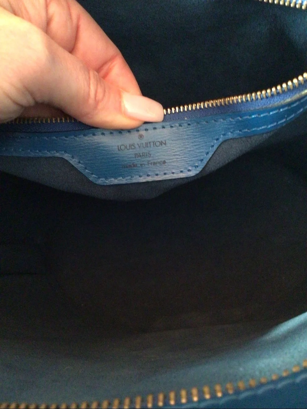 Louis Vuitton St Jacques Blue Tote Bag